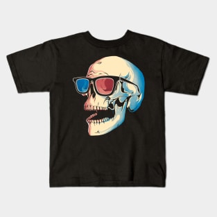 3D Horror Movie Kids T-Shirt